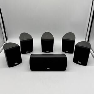 JBL Home Theater Speaker System (1) 136SICEN (5) 136SISAT Tested Working